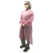 PROTECTIVE GOWNS KNIT CUFF BLUE 10/PK